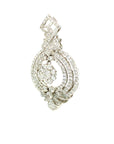 18K White Gold Diamond Pendant