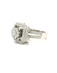 18K White Gold Diamond Ring