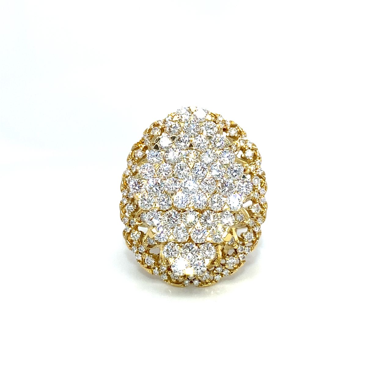 18K Yellow Gold Diamond Ring