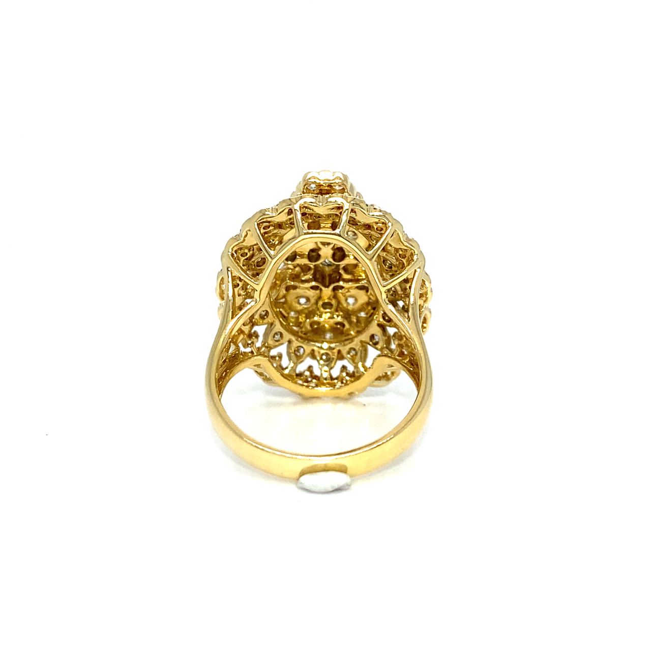 18K Yellow Gold Diamond Ring