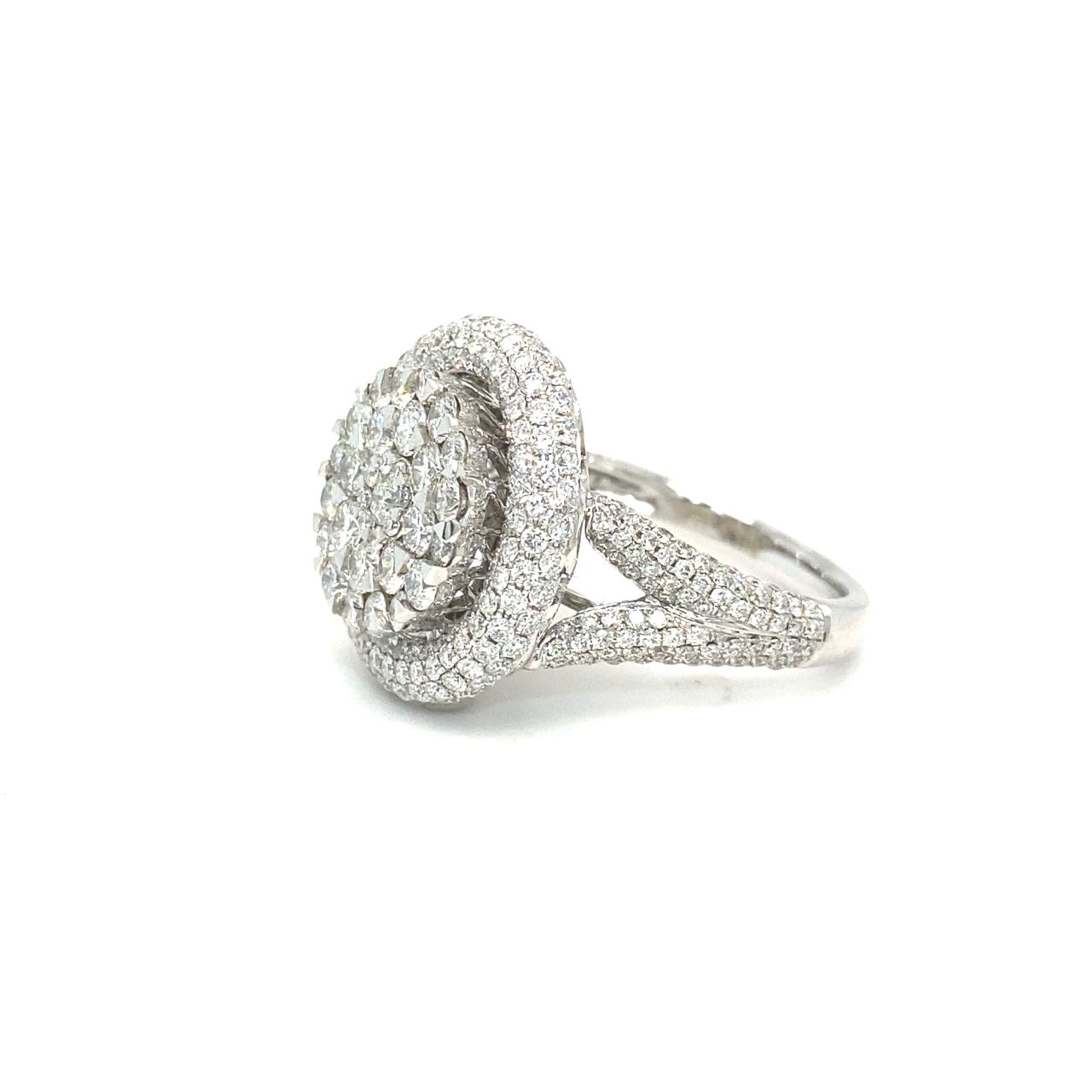 18K White Gold Diamond Ring