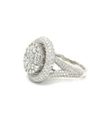 18K White Gold Diamond Ring