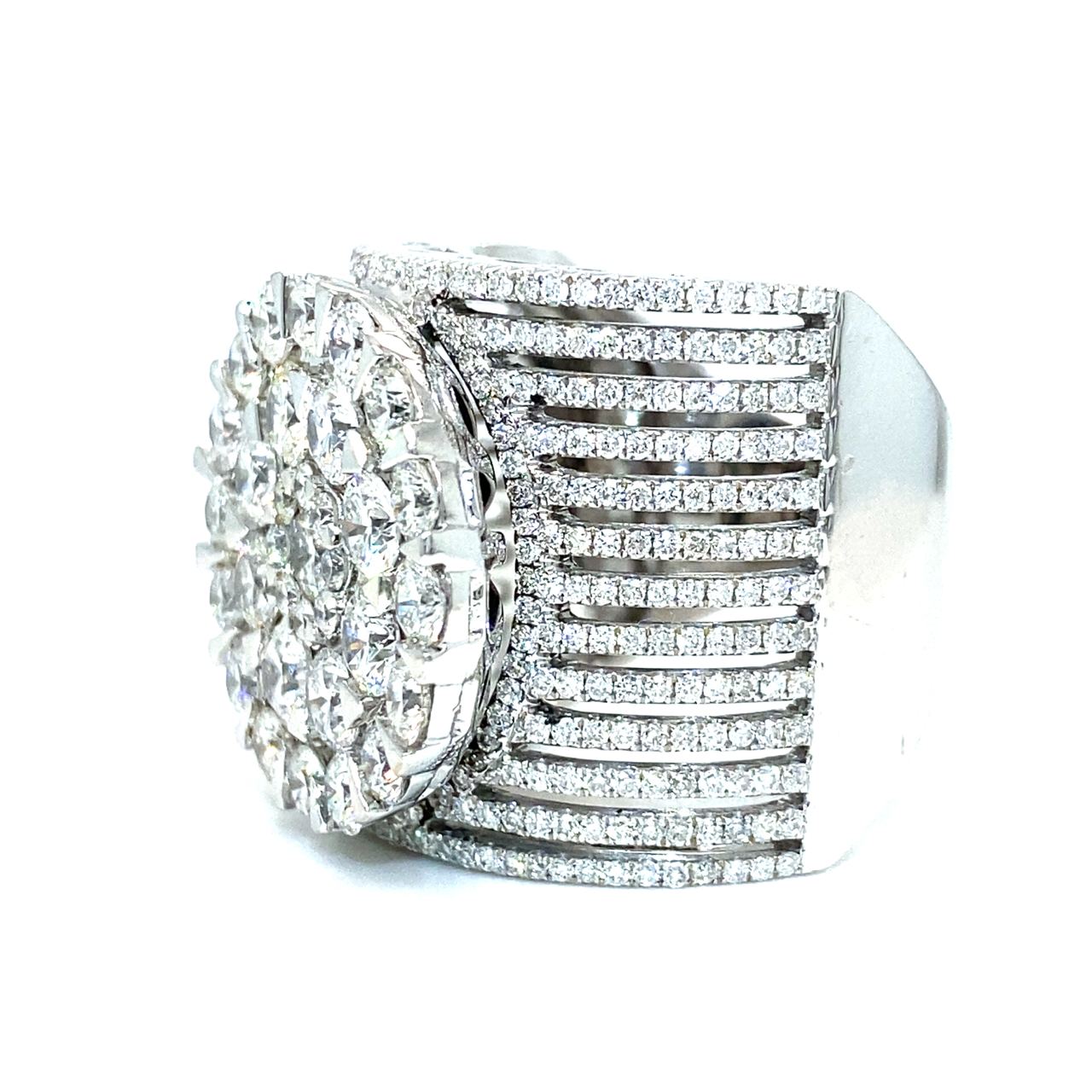 18K White Gold Diamond Ring