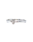 18K White Gold Ultra Cross Diamond Ring