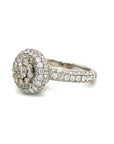 18K White Gold Diamond Ring