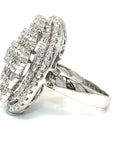 18K White Gold Diamond Ring