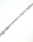 18K White Gold Lockets Diamond Bracelet