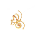 18K Rose Gold Butterfly Spring Wings Diamond Pendant