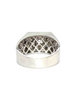 18K White Gold Diamond Men's Ring Setting