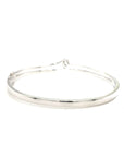 18K White Gold Diamond Bangle