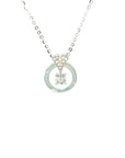 18K White Gold Diamond  Necklace