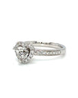 18K White Gold Diamond Ring Mounting