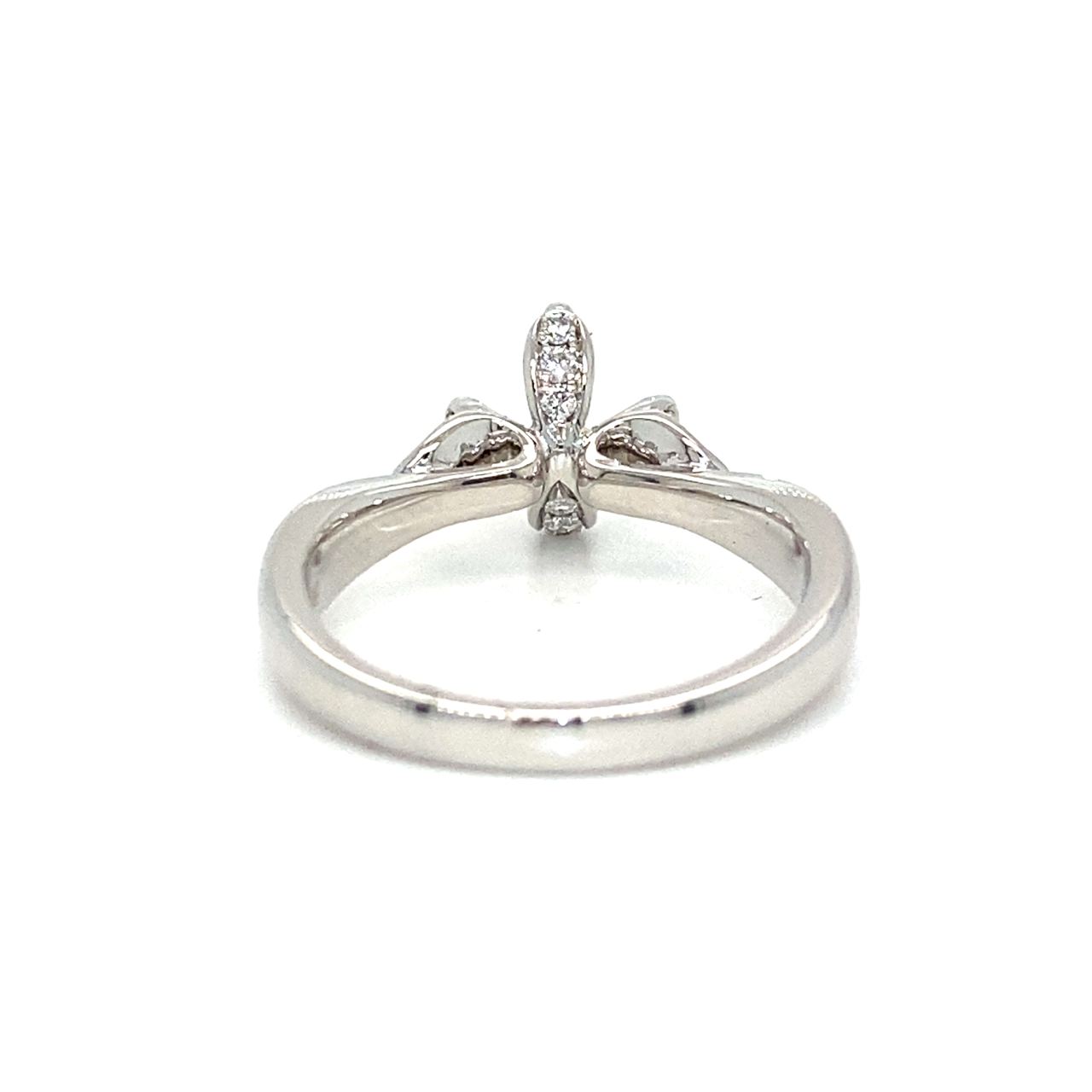 18K White Gold Diamond Ring Mounting