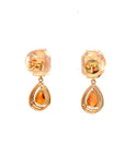 18K Rose Gold Fancy Sapphire Earring