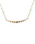 18K Rose Gold Diamond Necklace