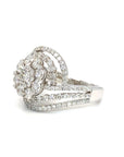 18K White Gold Diamond Ring