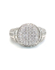 18K White Gold Diamond Ring