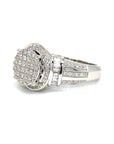 18K White Gold Diamond Ring