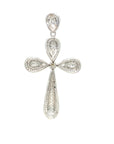 18K White Gold Diamond Pendant