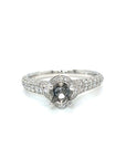 18K White Gold Diamond Ring Mounting