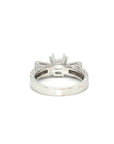 18K White Gold Diamond Ring Mounting