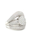 18K White Gold Diamond Ring