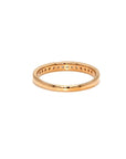 18K Rose Gold Tension Simple Diamond Ring