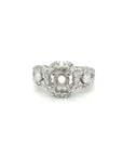 18K White Gold Diamond Ring Mounting