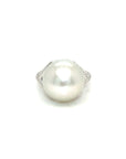 18K White Gold Pearl Ring