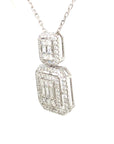 18K White Gold Set Chain