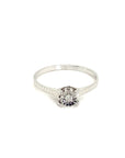 18 White Gold Diamond Ring