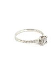 18 White Gold Diamond Ring