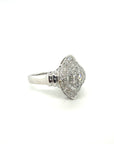 18K White Gold Diamond Ring