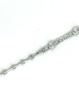 18K White Gold Triple Block DIamond Bracelet