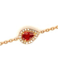 18K Rose Gold Fancy Sapphire Bracelet