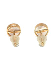 18K Rose Gold Baby Mini In Love Mother Of Pearl Diamond Earrings