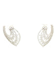 18K White Gold Diamond Earring